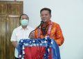 Bupati Sanggau Paolus hadi meresmikan Gereja Katolik Santa Maria Sebayor, Minggu (22/5/2022). Foto: Ist