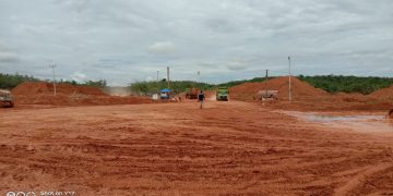 Lokasi PT. MPN di Kecamatan Meliau Kabupaten Sanggau. Foto: Ist