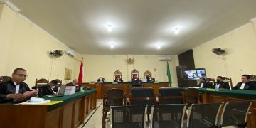 Sidang Tipikor Pembangunan Terminal Bunut Hilir TA 2018