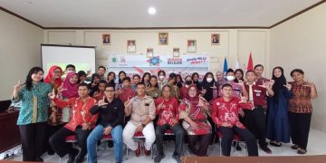 Kegiatan pelatihan Jurnalistik yang dilakukan Dinas Pendidikan Kapuas Hulu dengan menggandeng Jurnalis dari Persatuan Jurnalis Kapuas Hulu