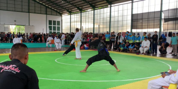 Atlet Silat Kapuas Hulu saat berlaga di Porprov Kalbar 2022