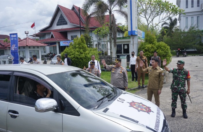 Pelepasan keberangkatan TBBR ke Pontianak