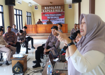 Gandeng Diskominfo, Polres Kapuas Hulu Tingkatkan Kemampuan Anggota Polri