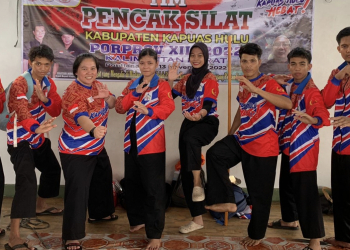 Pesilat Kabupaten Kapuas Hulu yang lolos ke final Porprov Kalbar