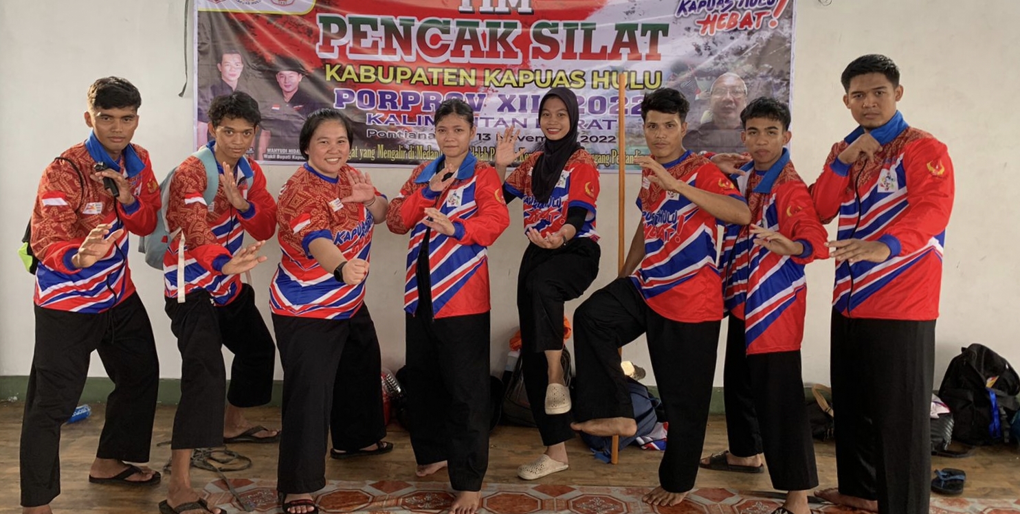 Pesilat Kabupaten Kapuas Hulu yang lolos ke final Porprov Kalbar