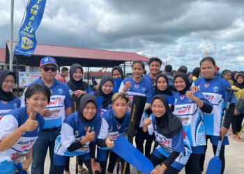Tim Dayung Putri yang sudah meraih emas
