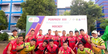Tim Hoki Kabupaten Kapuas Hulu yang mengharumkan Bumi Uncak Kapuas di Porprov Kalbar