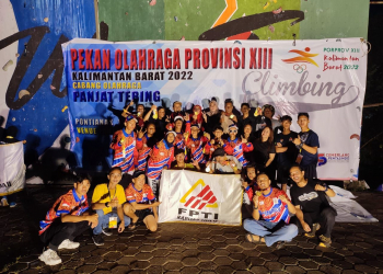 Tim Panjat Tebing Kapuas Hulu yang sudah mengharumkan Bumi Uncak Kapuas