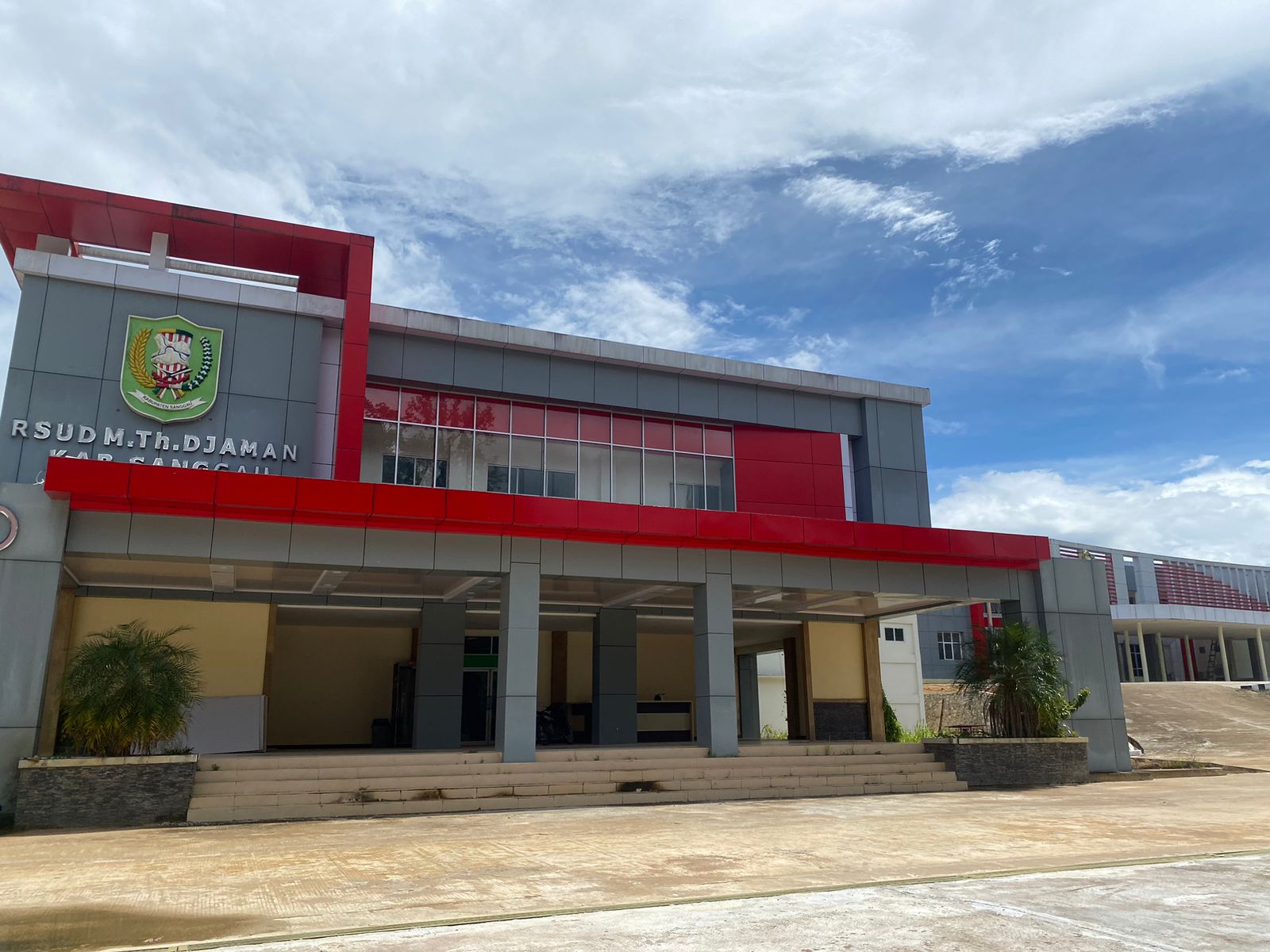 Foto---Gedung RSUD M.Th Djaman yang baru di Kelurahan Bunut, Kecamatan Kapuas---ist