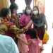 Foto---Bupati Sanggau Paolus Hadi saat menerima kunjungan dari masyarakat Sanggau yang turut berbahagia merayakan Natal di rumah dinasnya, Minggu (25/12/2022)---kiram