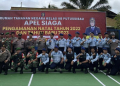 Kegiatan Apel Siaga jelang Nataru yang dilaksanakan Rutan Putussibau