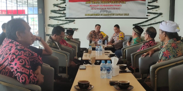 Pertemuan Kapolres Kapuas Hulu AKBP France Yohanes Siregar bersama Tokoh Agama, Adat dan Organisasi Keagamaan di Kapuas Hulu