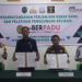 Proses penandatanganan kerjasama aplikasi e-Berpadu yang dilakukan APH di Kapuas Hulu