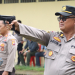 Personil Polres Kapuas Hulu saat latihan menembak