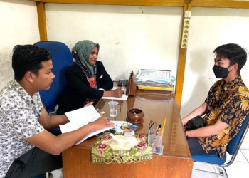 Foto---Proses tes wawancara di PPK Benua Kayong, Rabu (18/01/2023)--abdul