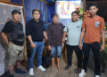 Pelaku saat ditangkap Tim Jatanras Polres Kapuas Hulu