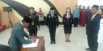 Bupati Paolus Hadi Lantik 93 Pejabat: Syukuri, Jalankan Amanah Ini