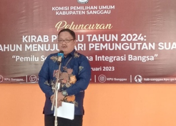 Foto---Ketua KPU Sanggau, Martinus Sumarto