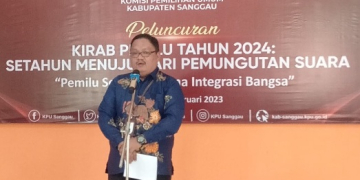 Foto---Ketua KPU Sanggau, Martinus Sumarto