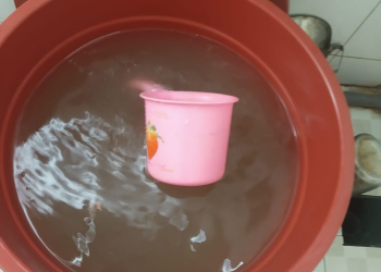 Foto--Kualitas air di RSUD M.Th Djaman yang dikelukan pasien--ist