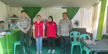 Foto---Petugas medis yang berjaga di Posko Terpadu Operasi Ketupat Kapuas 2023, Minggu (30/04/2023)--Kiram Akbar