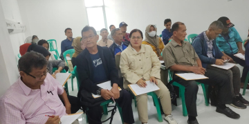 Bacaleg Kapuas Hulu saat mengikuti tes kesehatan kejiwaan tertulis di RSUD Ahmad Diponegoro Putussibau