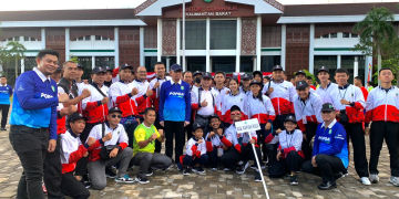 Tim Kontingen Kabupaten Kapuas Hulu yang mengikuti Popda Kalbar