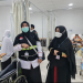 Anggota DPD RI asal Kalbar Erlinawati Nasir saat mengunjungi tim kesehatan Indonesia di Makkah