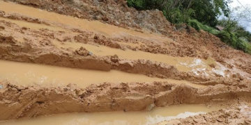 Dinas BMSDA Sanggau Usulkan Perbaikan Jalan Sungai Tekam di Tahun 2024