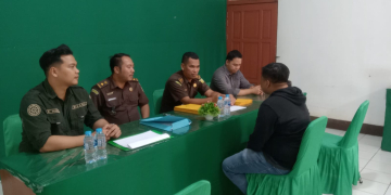 Proses negoisasi antara pihak perusahaan dengan Kejari Kapuas Hulu yang didampingi juga dari BPJS Ketenagakerjaan terkait tunggakan pembayaran iuran