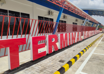Terminal barang Internasional yang ada di Kecamatan Badau ini sudah lama selesai dibangun, namun hingga saat ini belum difungsikan