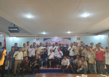 Pengkab Cabang Olahraga di Kapuas Hulu saat mengikuti Musorkab pemilihan Ketua KONI Kapuas Hulu periode 2023-2027