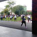 Foto---senam massal yang digelar di halaman kantor Bupati Sanggau dalam rangka peringatan Hari Olahraga Nasional ke-40, Sabtu (09/09/2023)---Kiram Akbar