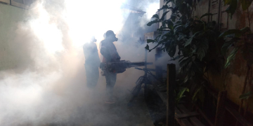 Forkompimda Sanggau Gelar PSN Massal dan Fogging di Kelurahan Beringin, Plt Bupati Sanggau: Tanggal 17 Keluar SK KLB