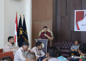 Kantor Imigrasi Kelas III TPI Putussibau menggelar Rapat Tim Pengawasan Orang Asing (Timpora) di Kecamatan Badau