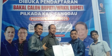 Jumadi Ambil Formulir Pendaftaran Bakal Calon Bupati Sanggau ke Partai Demokrat, Berikut Nama-nama Lainnya