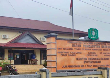 Kantor unit Pelaksana Teknis Pengelola Pendapatan Daerah (UPT PPD) wilayah Putussibau