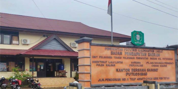 Kantor unit Pelaksana Teknis Pengelola Pendapatan Daerah (UPT PPD) wilayah Putussibau