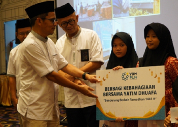 Benderang Berkah Ramadan, PLN Berbagi Bersama Anak Yatim dan Dhuafa