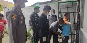 Rutan Putussibau bersama TNI-Polri saat melakukan pemeriksaan terhadap warga binaan dalam pemberantasan Halinar