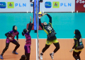 Pertandingan PLN Mobile Proliga menjadi kompetisi kasta tertinggi olahraga bola voli di Indonesia. Foto Dokumentasi PLN
