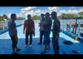 Dinas Perhubungan Kapuas Hulu bersama Kecamatan Silat Hilir saat mengecek dermaga dan kapal feri pengadaan 2019 yang hanyut