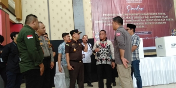 KPU Sanggau Gelar Simulasi Pemungutan dan Penghitungan Suara serta Penggunaan Aplikasi SIREKAP