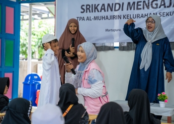 Srikandi Sahabat Anak Berbagi Kebahagiaan di TPA Al-Muhajirin