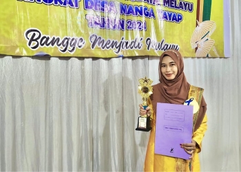 Anggi Arsih Sabet Juara Pertama Dendang Melayu di Pagelaran Adat Budaya Kecamatan Nanga Tayap