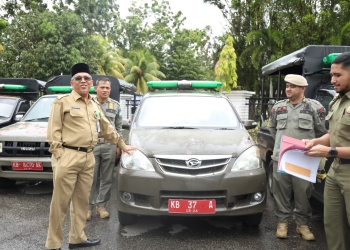 Pastikan Pelayanan Terpenuhi, Pemkot Pontianak Lakukan Pengecekan Mandiri Kendaraan Operasional Satpol PP