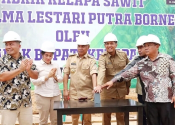 Bupati Martin Resmikan Pabrik Kelapa Sawit PT Palma Lestari Putra Borneo