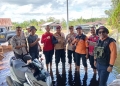 Sigap! Polisi, BPBD dan Relawan Bersatu Evakuasi Warga Korban Banjir di Kubu Raya