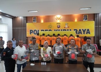 Polres Kubu Raya Amankan 11 Tersangka Selama Operasi Pekat