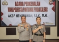 Kombes Pol Adhe Hariadi Pimpin Upacara Pelantikan Wakapolresta Pontianak AKBP Hendrawan
